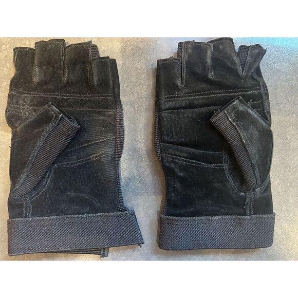 NWT Nike Women's Large‎ Cardio Fit Training Gloves Half Fingers Padded Palm - Picture 2 of 5